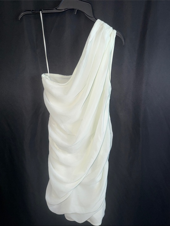 Abercrombie & Fitch Dresses & Skirts - Abercrombie & Fitch One-Shoulder light green  Draped Cocktail Dress